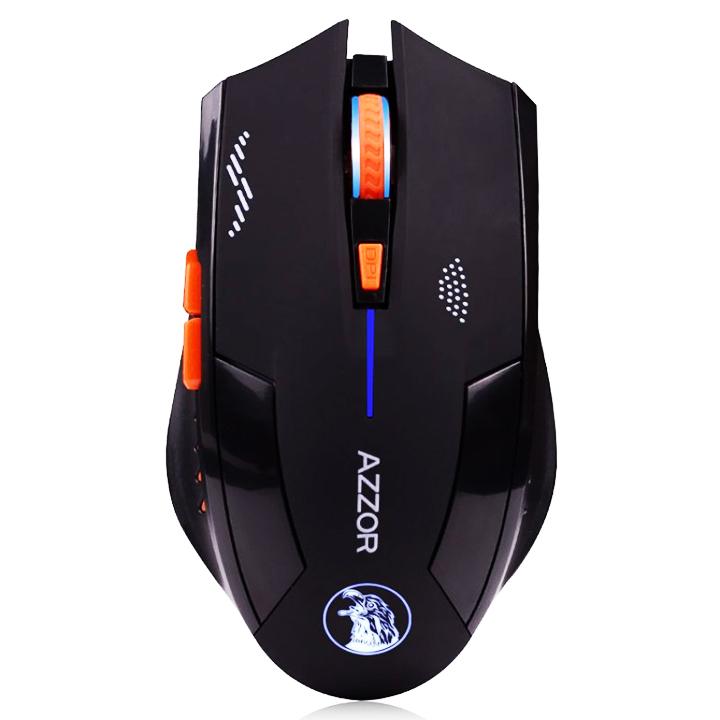 Chuột không dây AZZOR EAGLE pin sạc cực chất (Tặng kèm sạc )
