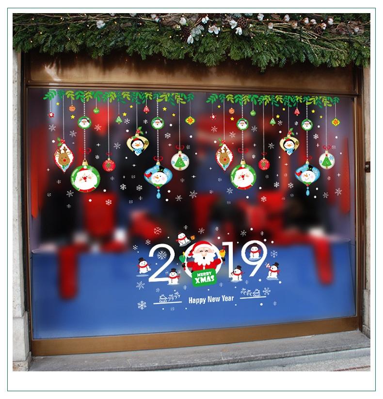Decal trang trí GIÁNG SINH, NOEL độc đáo kích thước 45x60cm