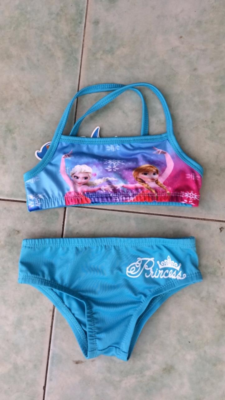 Đồ bơi 2 mảnh Elsa cho bé 1-8 tuổi