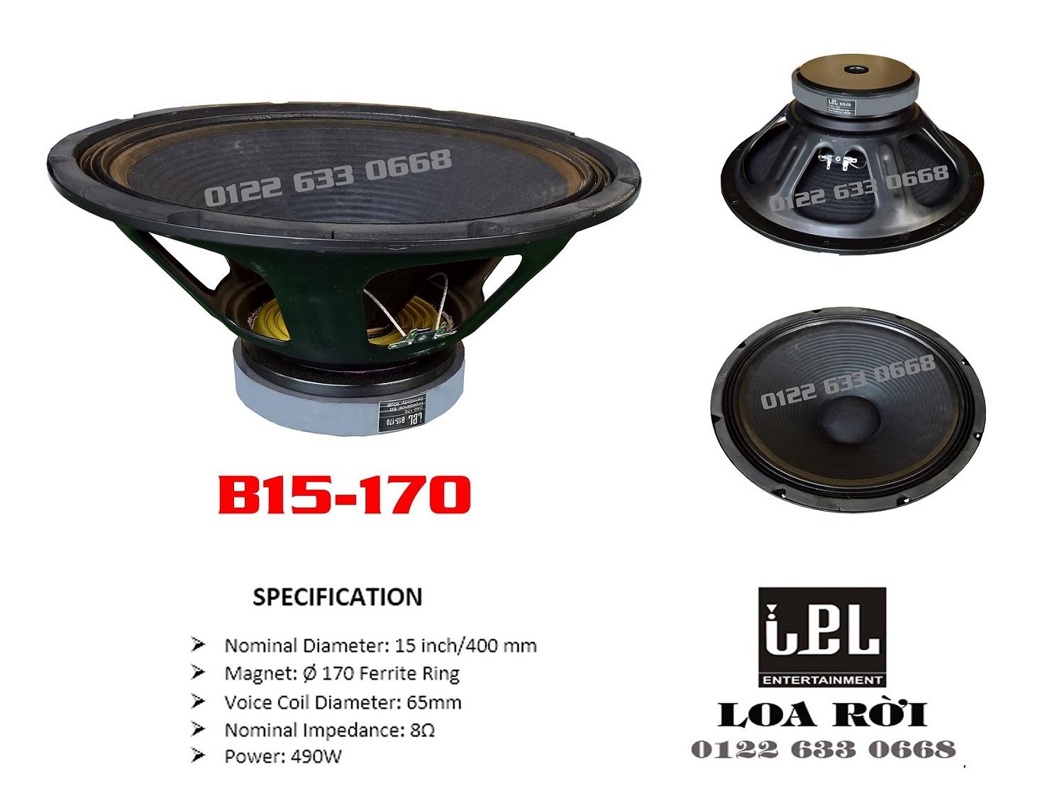 Loa rời Bass 40 phi 170 C65 XS B15-170