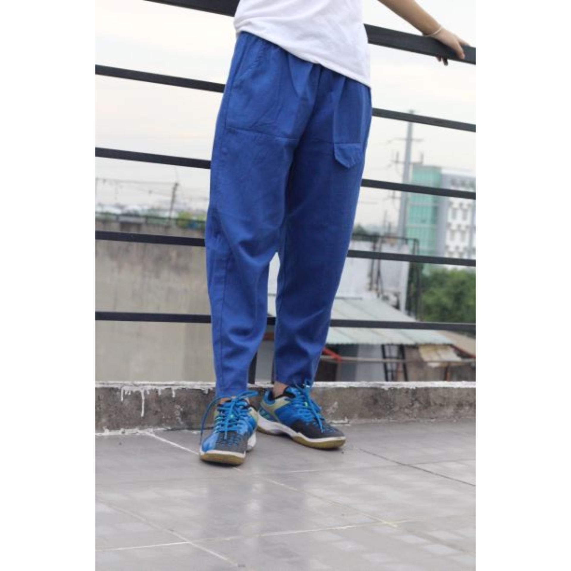 QUẦN BAGGY NỮ LƯNG THUN