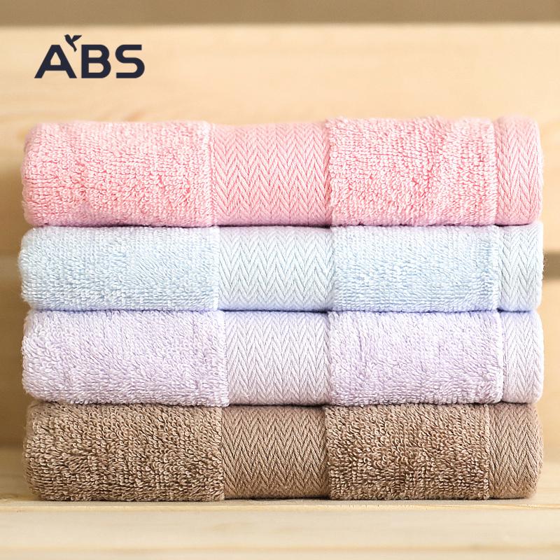 ABS 100% Cotton Đồng Bằng Đồ Gia Dụng Khăn Mặt ABS