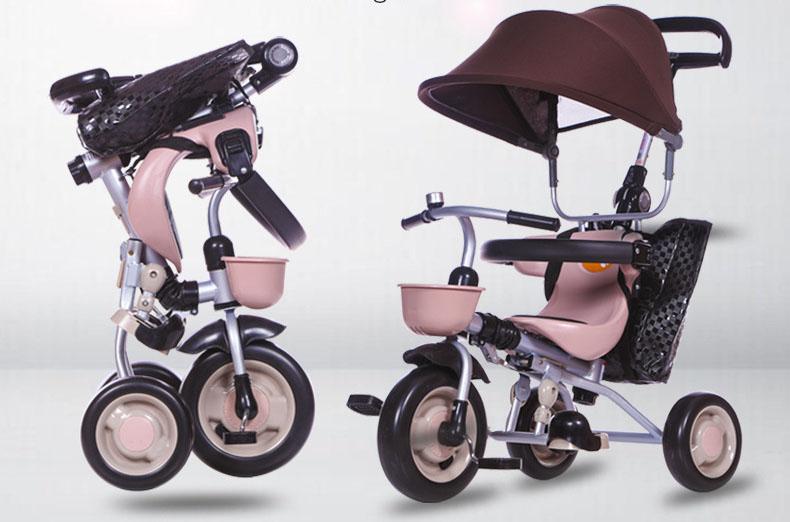 Xe đạp trẻ em 3 bánh gấp gọn cao cấp Edgar