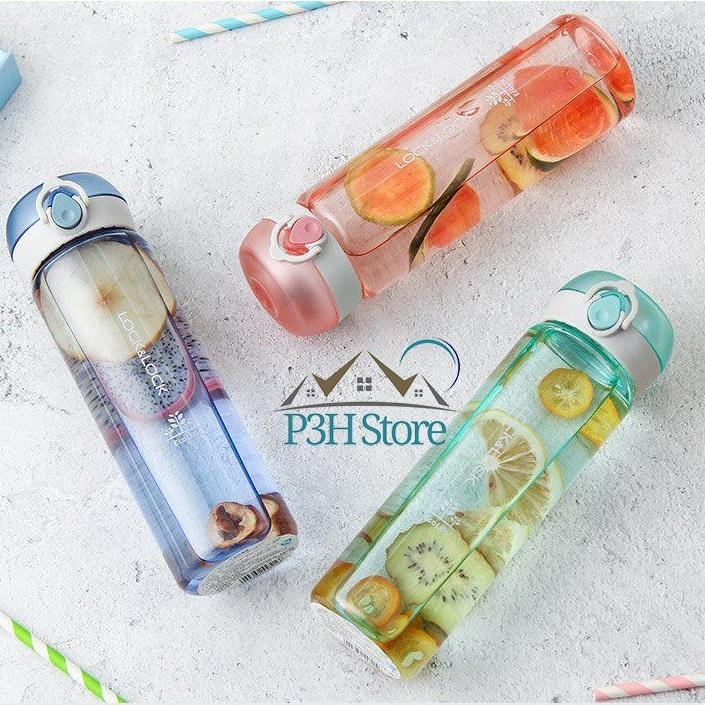 Bình nước nhựa Tritan Lock&Lock One Touch Bottle 500ml ABF645