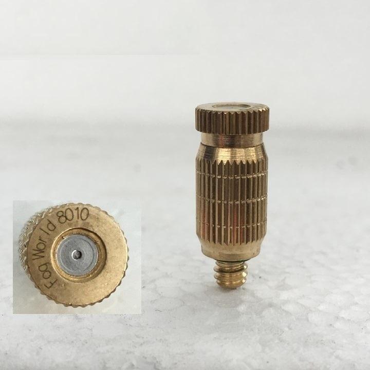 Đầu béc phun sương số 8 cỡ 0,8mm chất Liệu đồng thau