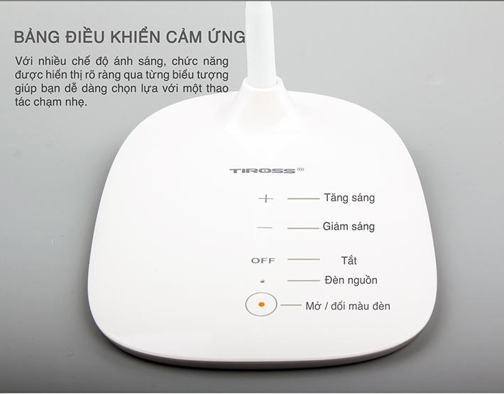 Đèn bàn cảm ứng Tiross TS1804