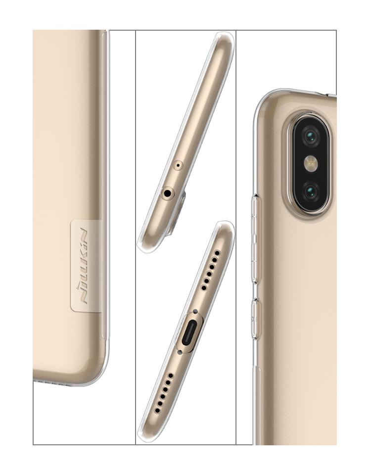 Ốp Lưng Silicon Nillkin Cho Xiaomi Mi 6X (Trong Suốt)
