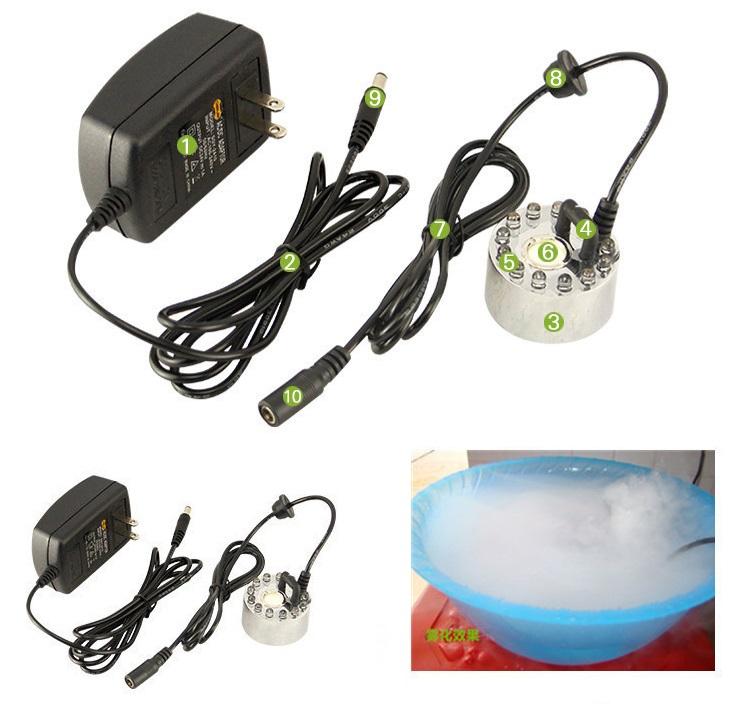 Máy tạo khói 24V dùng cho hồ cá + Nguồn adapter
