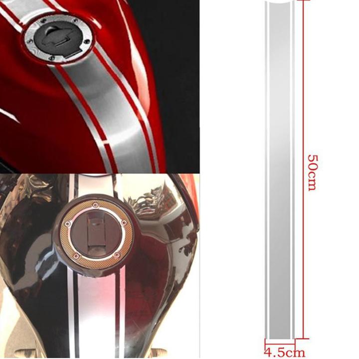 Decal phản quang dán trang trí xe 50CM (đen)