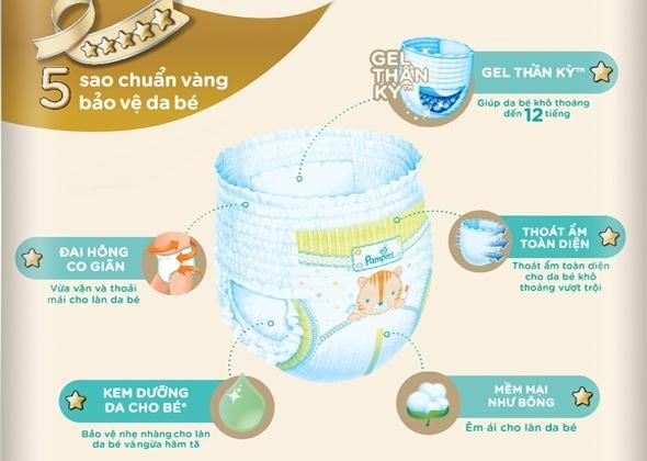 Tã dán Pampers cao cấp nội địa Nhật M48 (6-11kg)