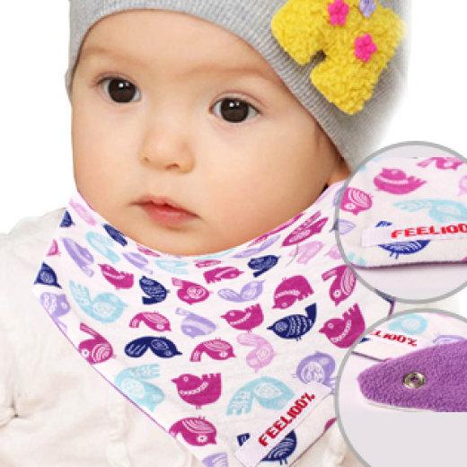 Combo 5 KHĂN YẾM TAM GIÁC QUÀNG CỔ 2 LỚP CHO BÉ