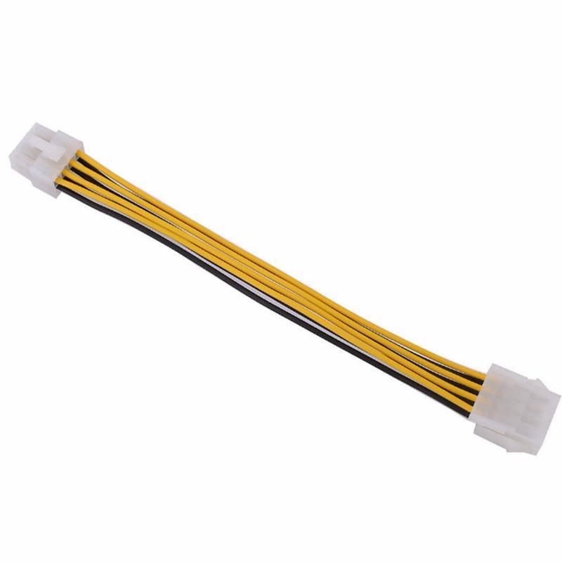 Cáp nguồn 8pin 2 đầu 1 đầu âm 1 đầu dương 20cm
