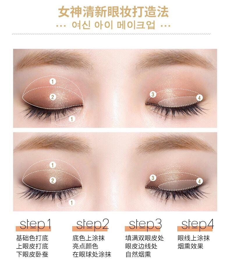 Bảng Phấn Mắt 10 màu Maycreate Fashion