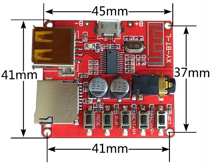 Mạch Bluetooth mini 4.1 (có giải mã thẻ TF và USB)
