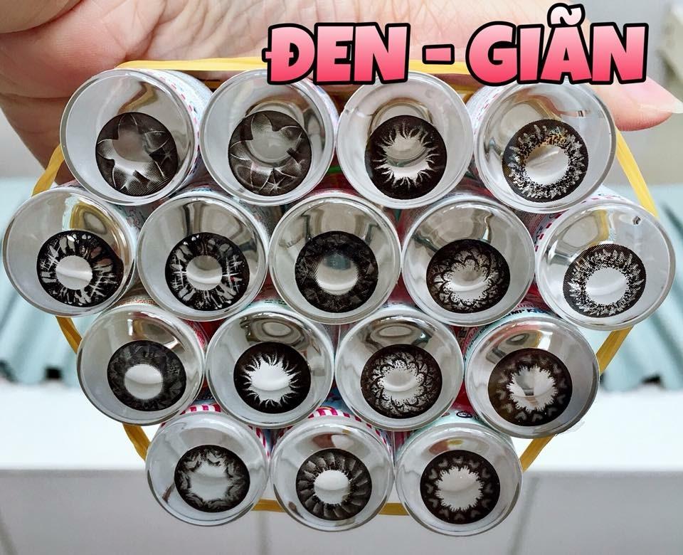 [HCM]lens màu đen không độ
