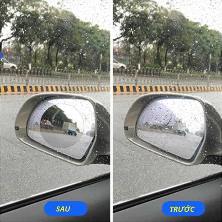 Miếng dán chống bám nước gương chiếu hậu ô tô