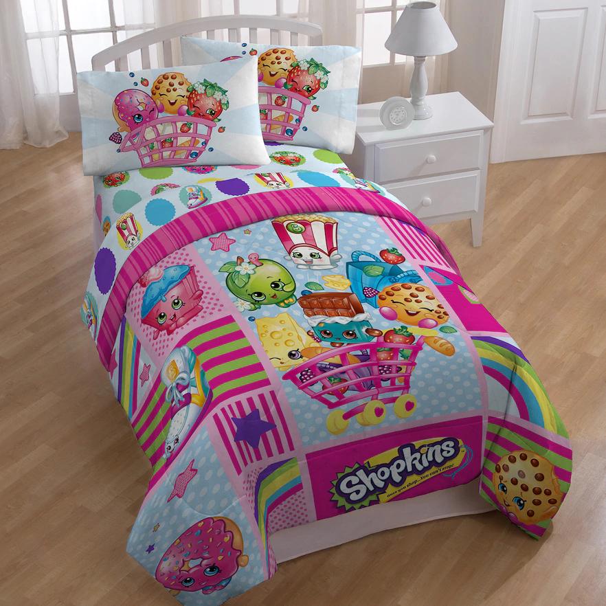 BỘ DRAP 4 MÓN SHOPKINS CHO BÉ YÊU