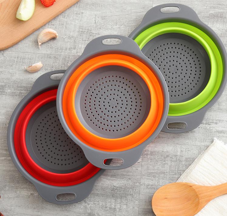 Bộ 2 Rổ Xếp Gọn Cao Cấp