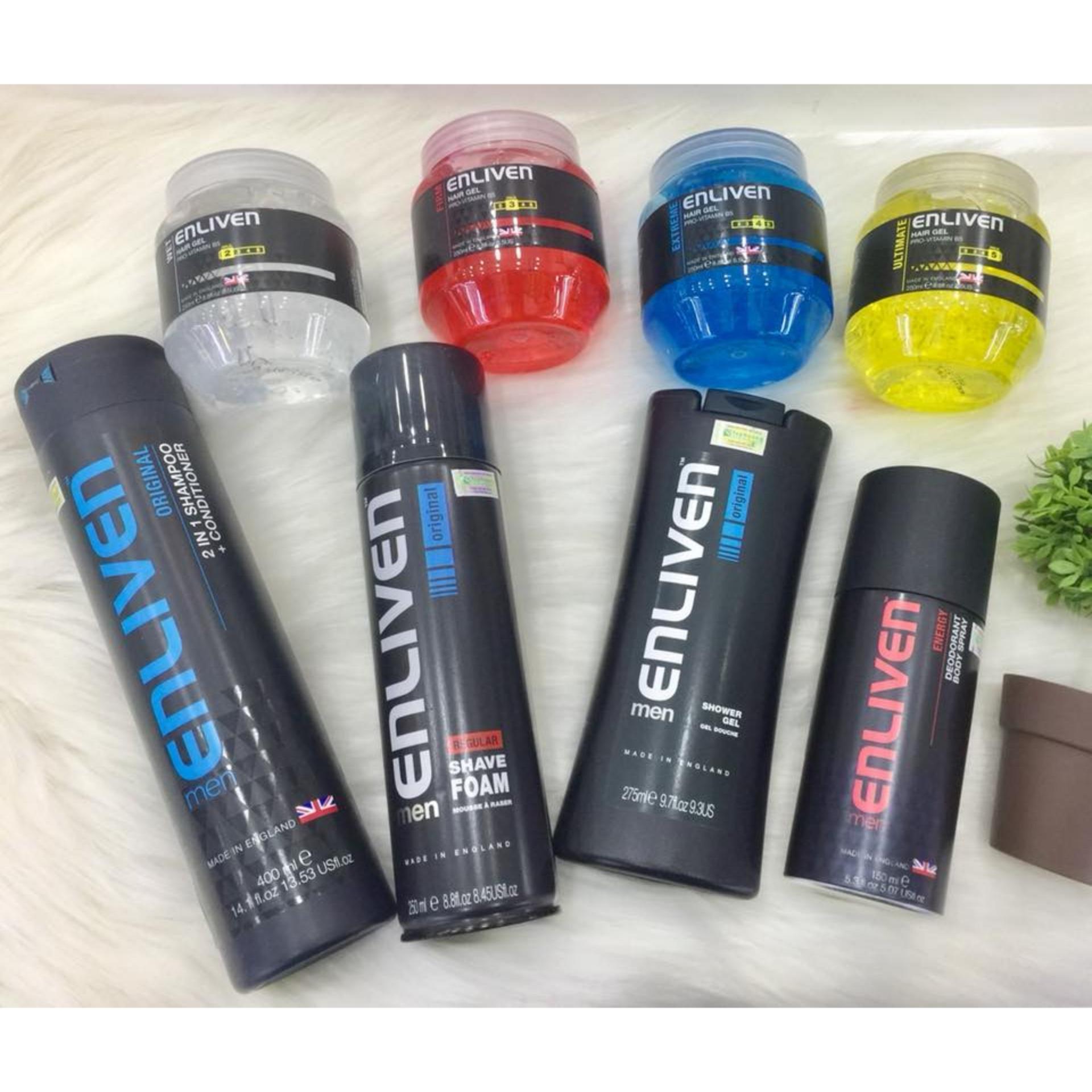 GEL VUỐT TÓC GIỮ NẾP CỨNG – (ĐỘ CỨNG 2/5 ) ENLIVEN