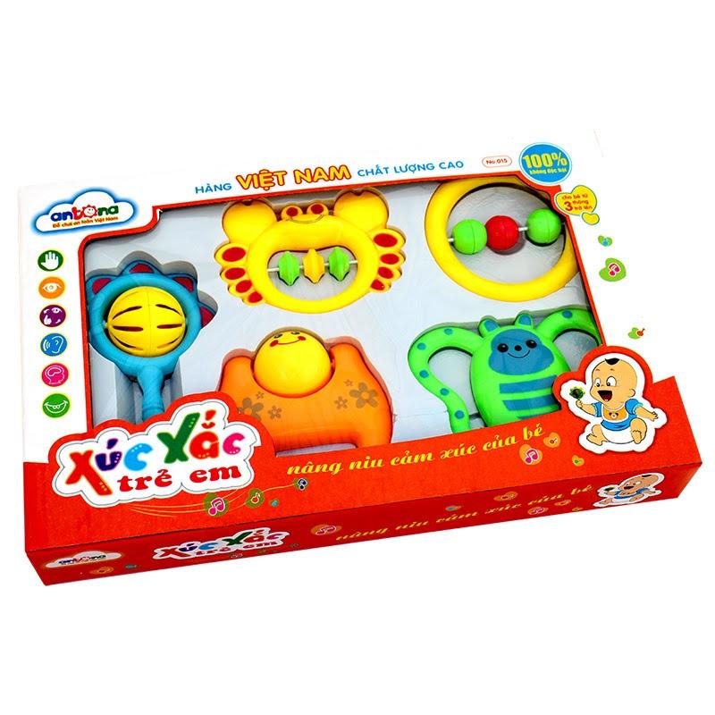 [HCM]Xúc xắc trẻ em Antona hộp 5 chiếc AX07 C017