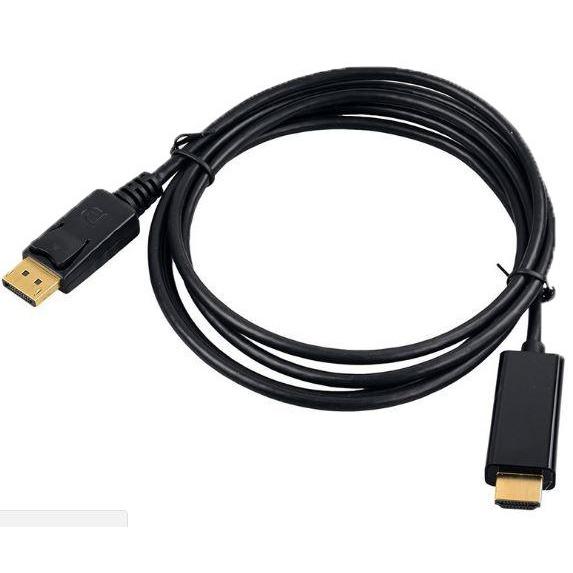 Cáp Displayport to HDMI 1m8, dp to hdmi 1m8
