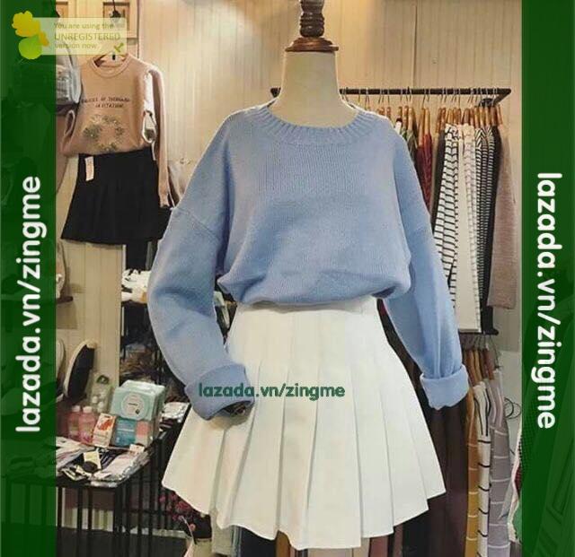 Chân Váy Tennis Trắng Thời Trang Zingme