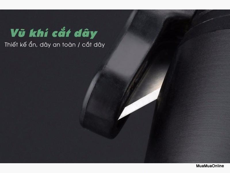 Đèn Pin 11 Chức Năng Solar Power Flashlight Cao Cấp