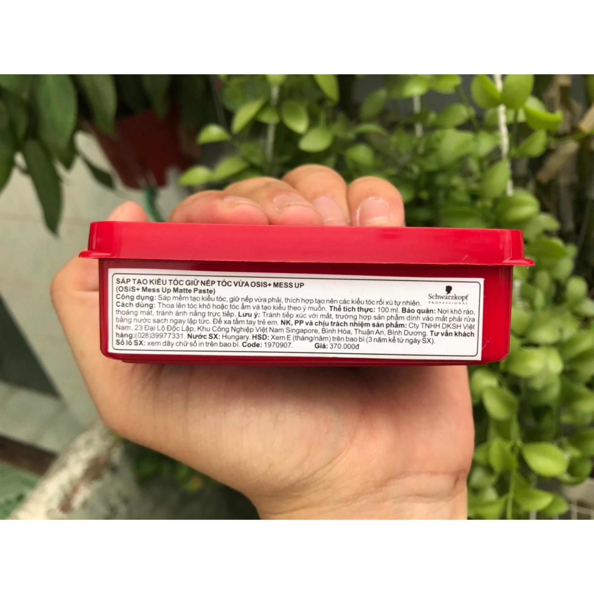 [HCM]Sáp tạo kiểu Schwarzkopf Osis+ 2 Mess Up