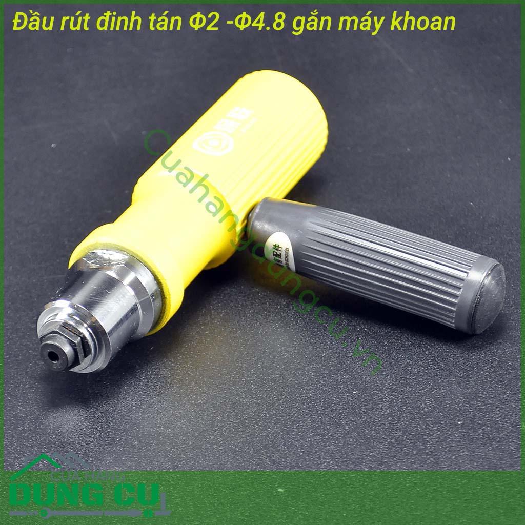 Đầu rút rive gắn máy khoan