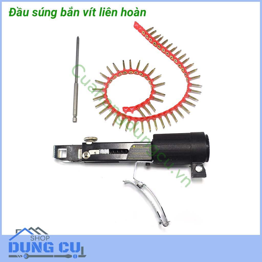Đầu bắn vít liên hoàn lắp máy khoan