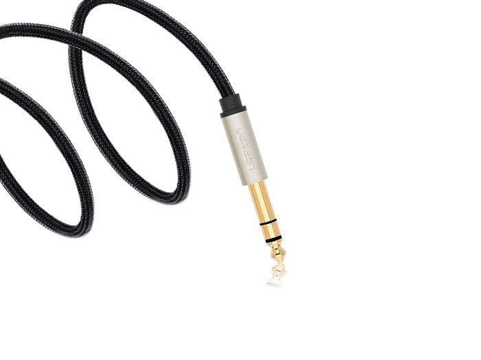 Cáp Audio 3.5mm sang 6.5mm 3M Ugreen 10629 (Đen)