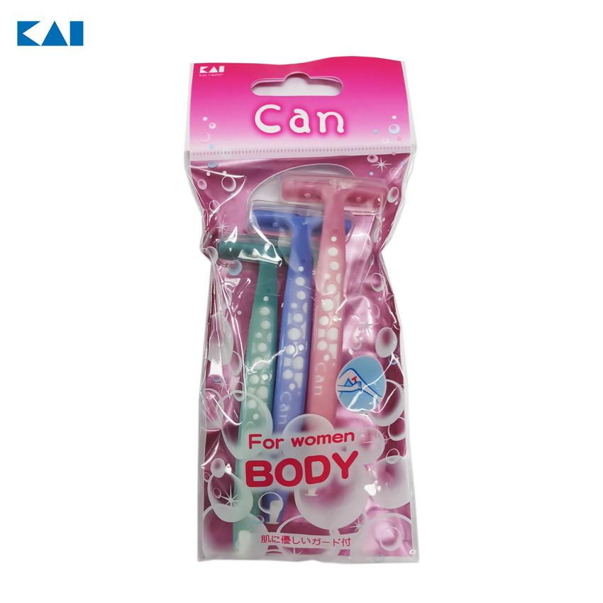 Dao Cạo Lông Cơ Thể Nữ Kai Can Body (Set 3 Chiếc)
