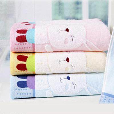 KING SHORE Khăn Tắm 100% Cotton Người Lớn 100% Cotton Mềm Mại Trẻ Em Cắt Nhung Đáng Yêu Thoải Mái Hút Nước Mềm Mại Ngày Lễ 8/3