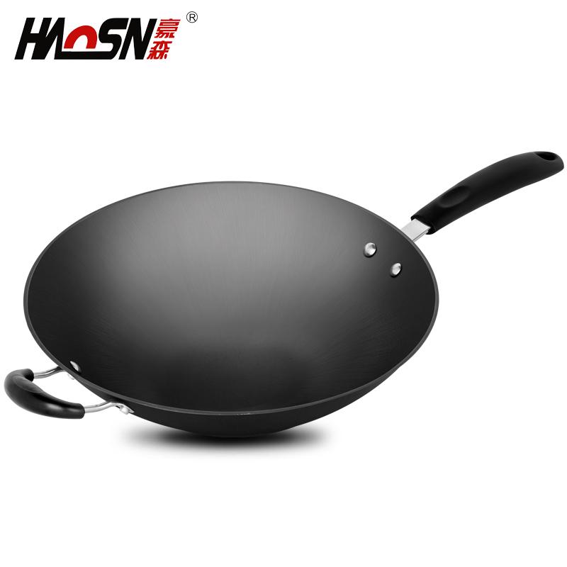 Haosn 36cm Cổ Điển Đồ Gia Dụng Đa Chức Năng Bếp Ga Chảo