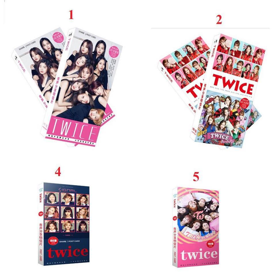 Hộp ảnh postcard Twice