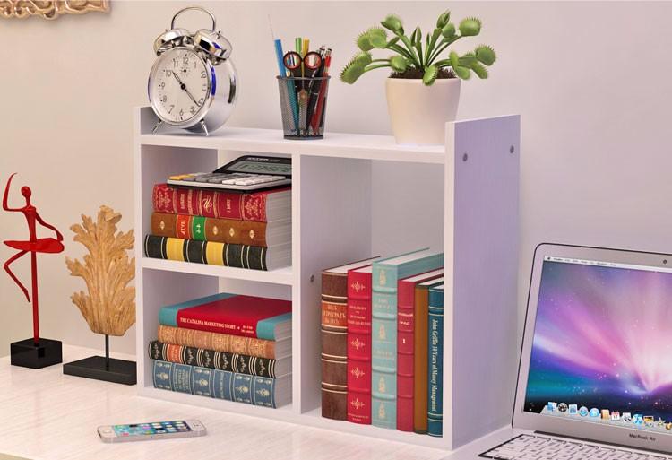 Kệ Sách Để Bàn Màu Gỗ
