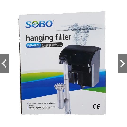 [HCM]Máy Lọc Thác Hồ Cá Sobo WP 606H - Bộ Lọc Treo Dành Cho Bể Cá