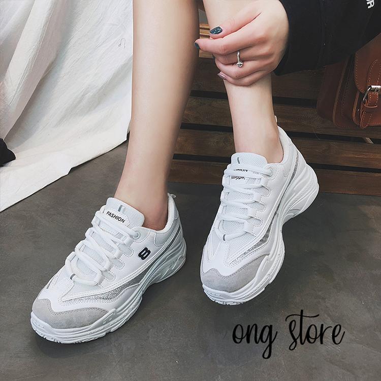 Giày thể thao đế cao phong cách Hàn Quốc số 8