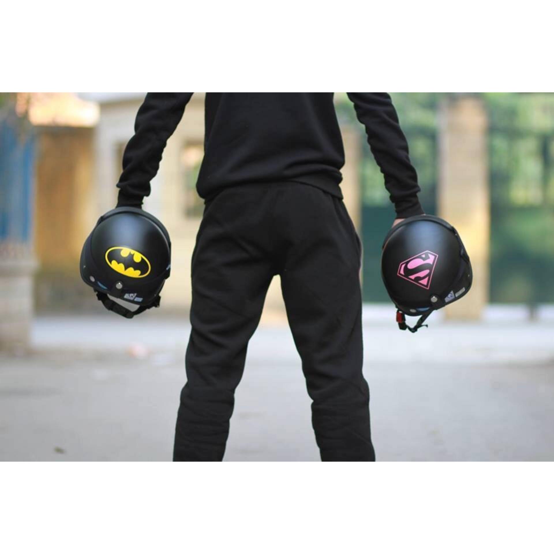 [HCM]Hàng công ty : Compo Mũ phượt Batman + Kính Phi công