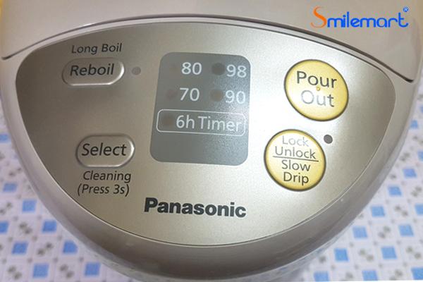 [Có video thật tự quay] Bình thủy điện Panasonic NC-EG3000 Thái Lan, 3L, Tiết kiệm điện