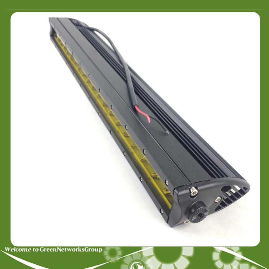 Đèn pha Led bar trợ sáng 20 bóng dài GreenNetworks (ánh sáng vàng)
