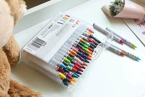 Hộp Bút Sáp 64 Màu Cho Bé
