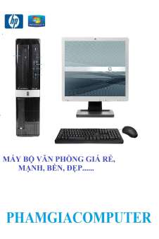 Bộ máy tính văn phòng HP 3000 Pro SFF Core E8400 4G/160G /LCD HP 17in phím chuột