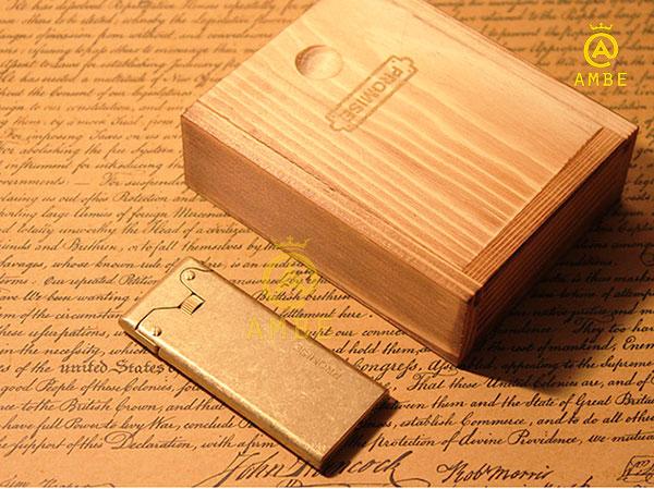 Bật lửa đồng nguyên khối ga đá Promise BNC 007