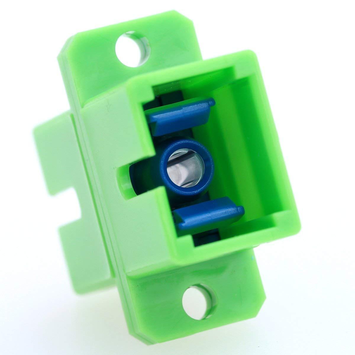 [HCM]Bộ 50 Đầu Adapter/Coupler SC-SC/APC Simplex SM ( Xanh lá cây)
