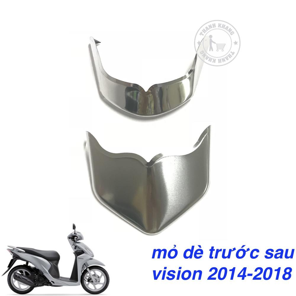 Mỏ dè inox trước sau xe Vision (2014-2018) Thanh Khang 006000908 006000909