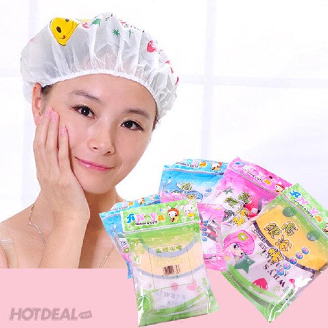 Combo 4 mũ trùm tóc dùng hấp dầu tóc hoặc tắm