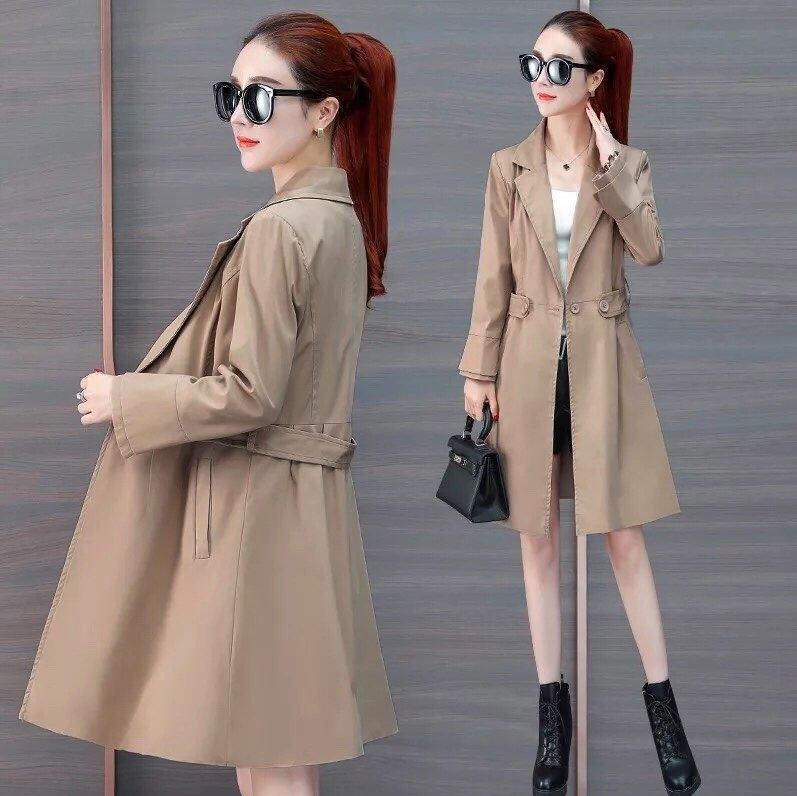Áo khoác form dài cổ vest