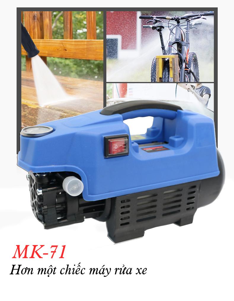 [HCM]Máy rửa xe motor cảm ứng từ Kachi MK71