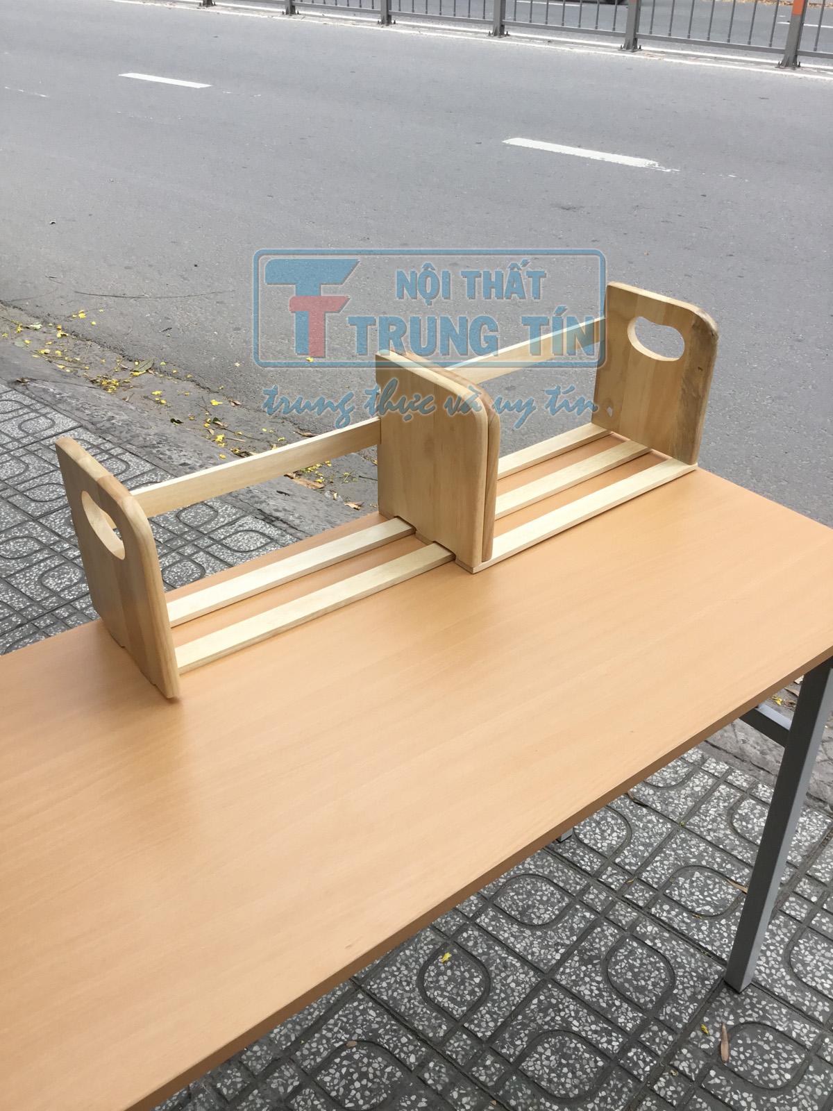 kệ sách để bàn gỗ tự nhiên